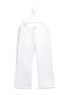 Cashmirino Bootcut Trousers, Girl's, Size: 6 Yrs, White