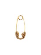 Rosa De La Cruz Diamond Safety Pin Earring - Pink
