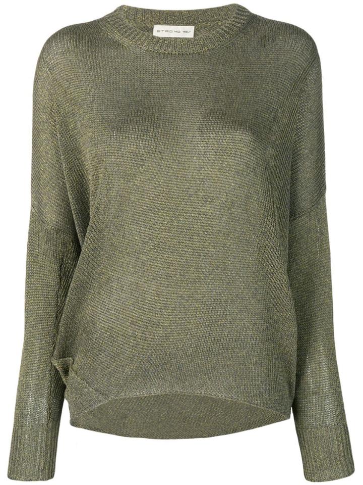 Etro Loose-fit Jumper - Green
