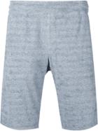 Loveless Striped Pocket Shorts - Grey