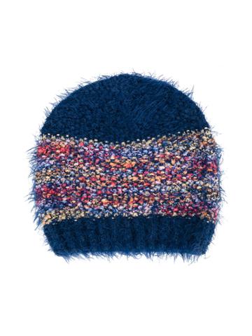 American Outfitters Kids Metallic Knit Beanie - Blue