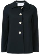 Harris Wharf London Loden Light Technic Jacket - Blue