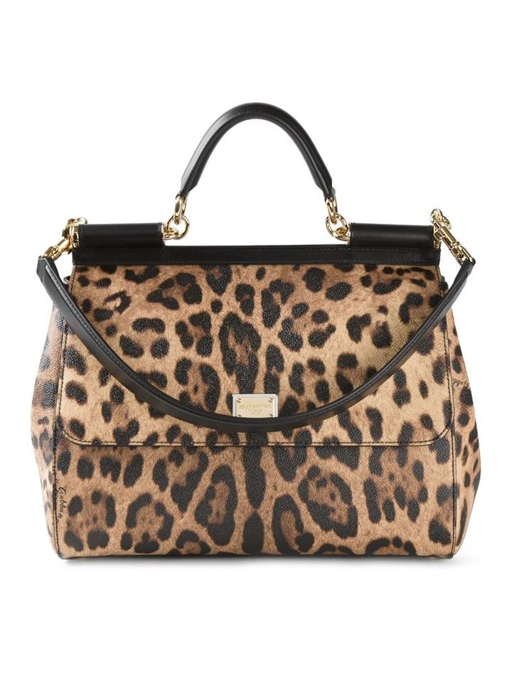 Dolce & Gabbana Medium 'sicily' Tote, Women's, Nude/neutrals, Calf Leather