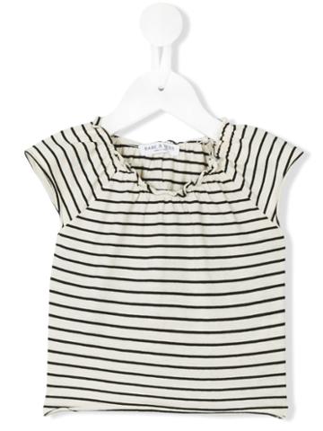 Babe And Tess - Striped T-shirt - Kids - Cotton - 12 Mth, Black