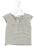 Babe And Tess - Striped T-shirt - Kids - Cotton - 12 Mth, Black