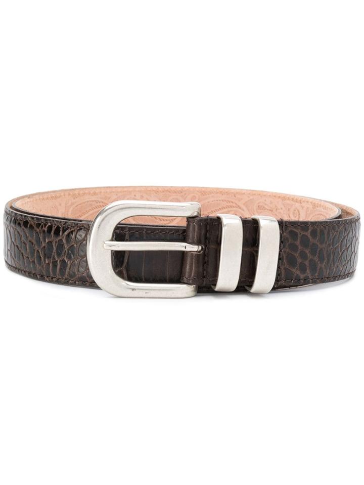 Etro Adjustable Buckle Belt - Brown