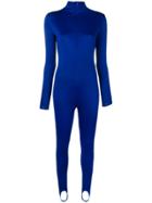 Atu Body Couture Stirrup Ankle Jumpsuit - Blue