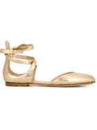 Gianvito Rossi 'pina' Ballerina Shoes