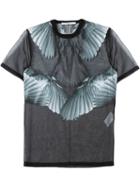 Givenchy Wings Print T-shirt, Women's, Size: 34, Black, Silk/cotton/spandex/elastane