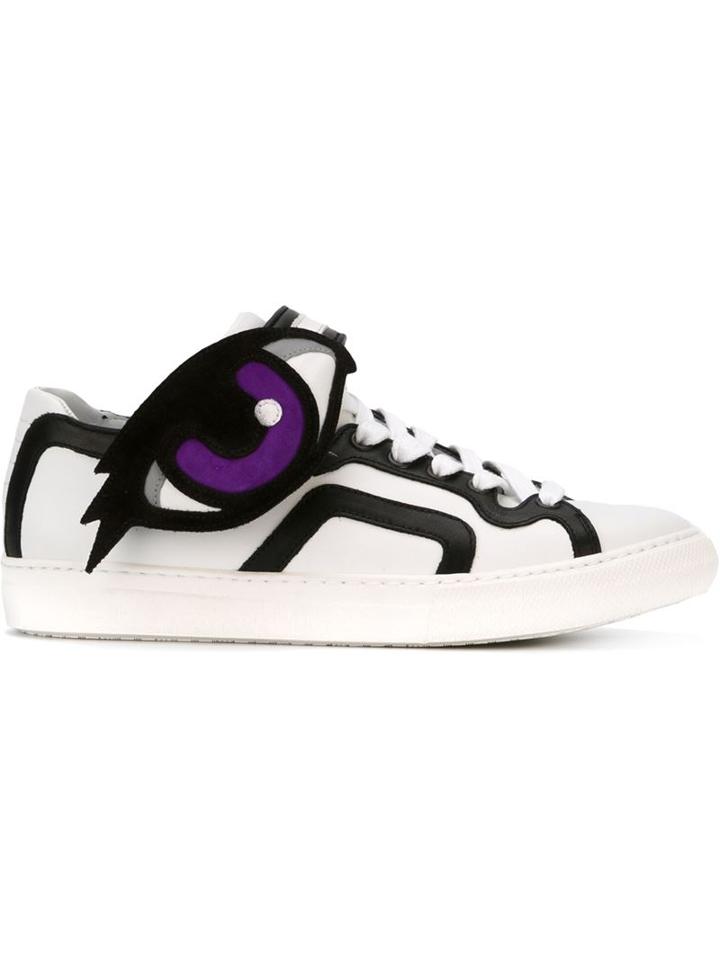 Pierre Hardy Eye Aplique Sneakers