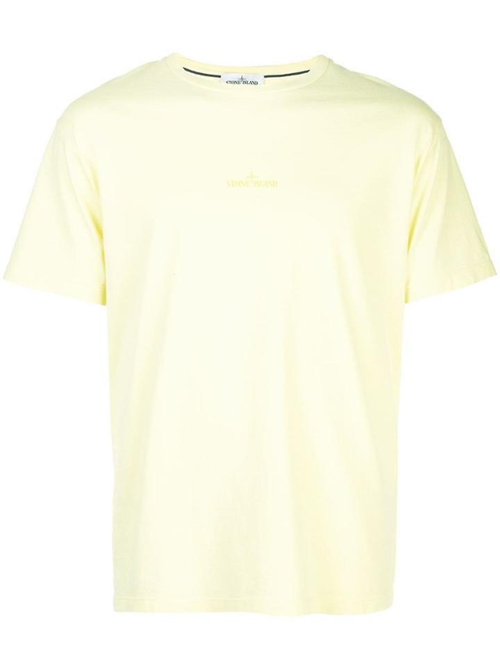 Stone Island Logo T-shirt - V0031 Lemon