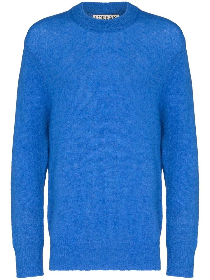 Loreak Mendian Bel Astro Knitted Jumper - Blue