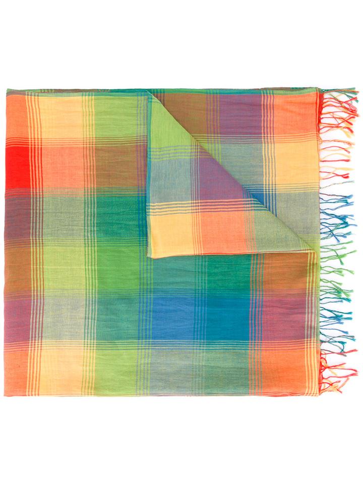 Paul Smith Checked Scarf, Men's, Cotton