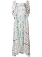 Vilshenko Print Flared Maxi Dress - Multicolour