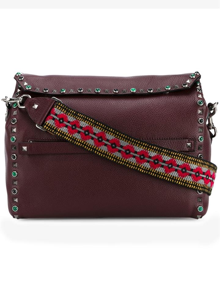 Valentino 'rockstud Rolling' Messenger Bag