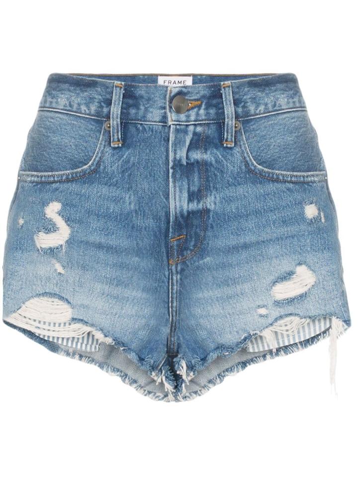 Frame Le Stevie Shorts - Blue
