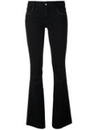 The Seafarer 'syrena' Flared Jeans, Women's, Size: 27, Black, Cotton/spandex/elastane