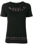 Frankie Morello Logo Print T-shirt - Black