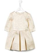 Quis Quis Cloqué Pleated Dress, Girl's, Size: 6 Yrs, Grey