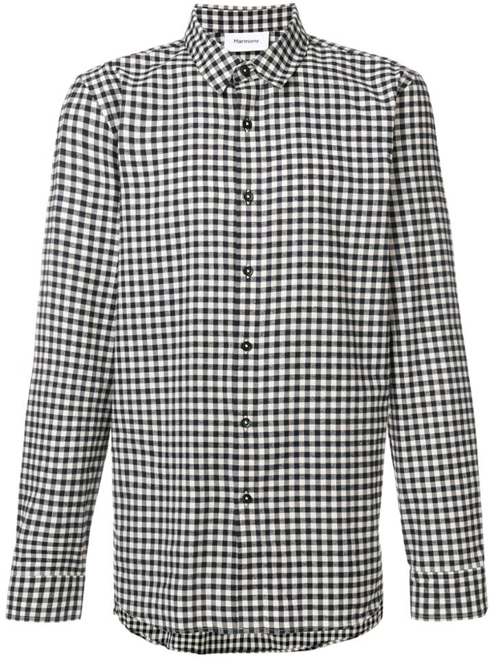 Harmony Paris Gingham Check Shirt - Black