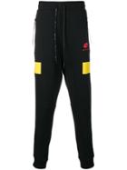 Damir Doma Contrasting Panels Track Trousers - Black