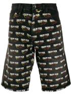 Philipp Plein Flame Bermuda Shorts - Black