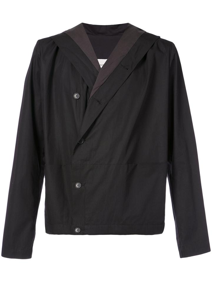 Stephan Schneider Hooded Lightweight Jacket - Black