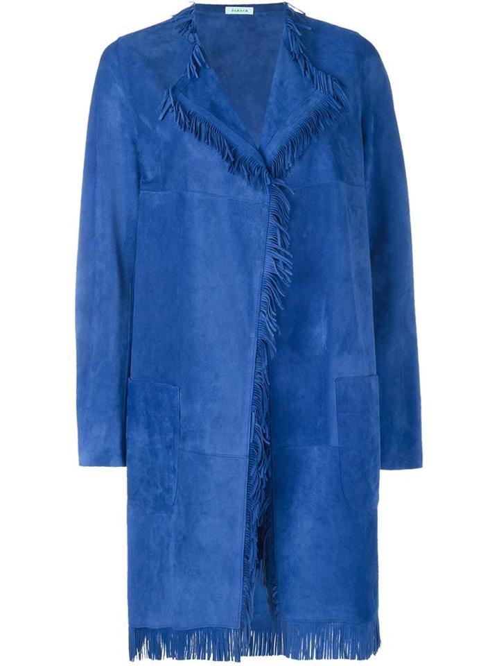 P.a.r.o.s.h. Fringed Suede Coat