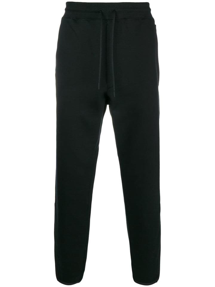 Y-3 Drawstring Waist Track Pants - Black