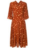 Karen Walker Queen's Bishop Dress - Red