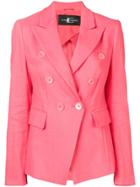 Luisa Cerano Double-breasted Blazer - Pink