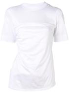 Sportmax Draped Panel T-shirt - White