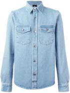Les (art)ists 'love' Denim Shirt, Men's, Size: Xs, Blue, Cotton