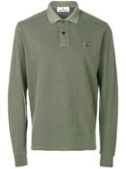 Stone Island Long Sleeve Polo Shirt - Green