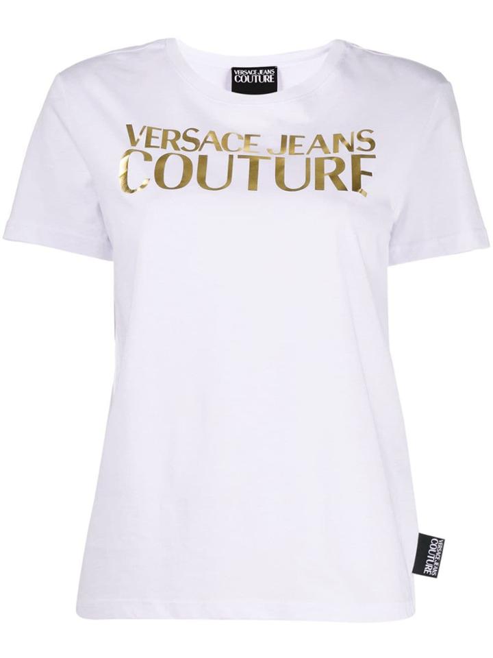 Versace Jeans Couture Printed Logo T-shirt - White