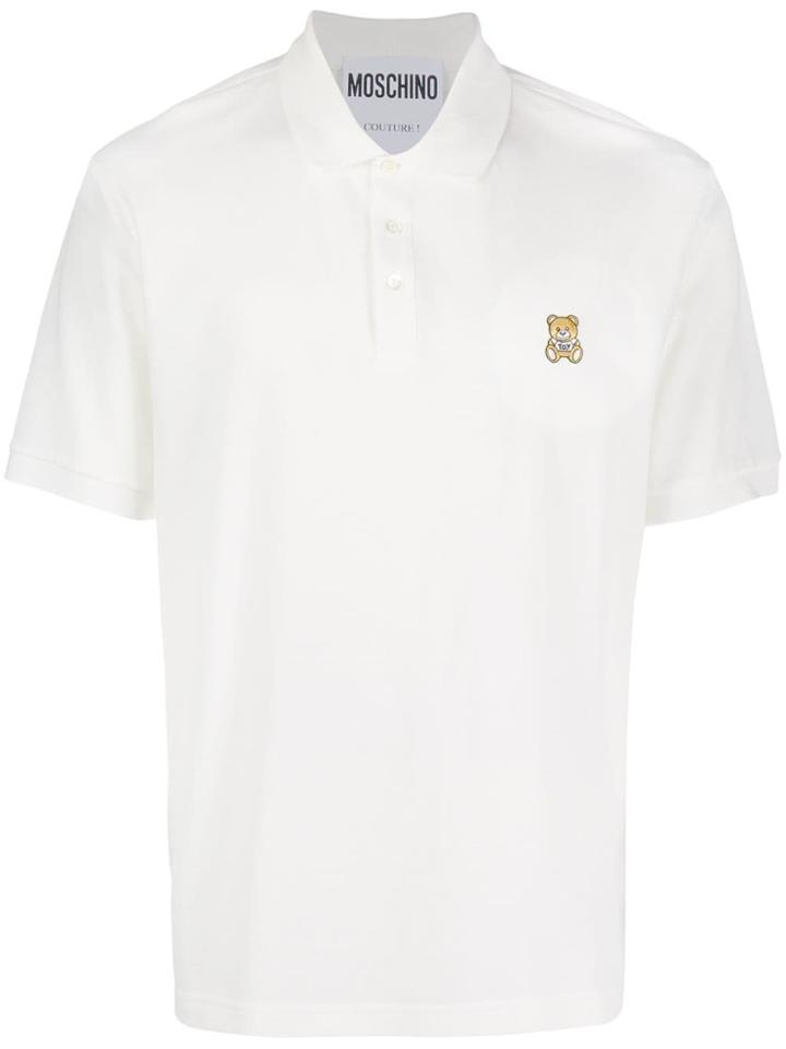 Moschino Teddy Bear Polo Shirt - White