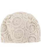 Antonio Marras Lace-embroidered Fitted Hat - White