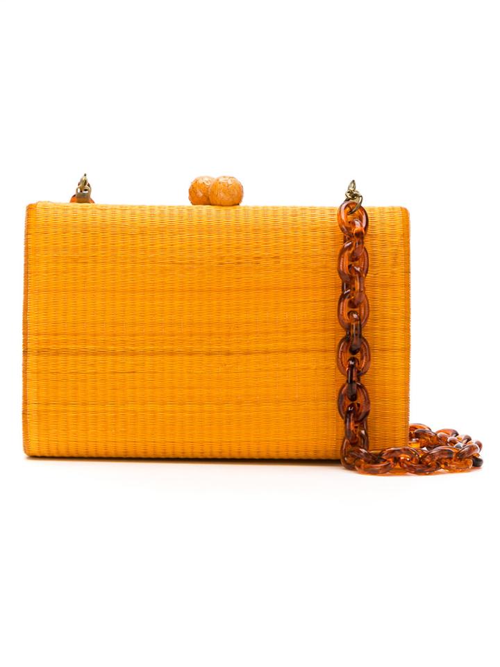Serpui Clutch Bag - Yellow & Orange