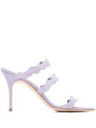 Manolo Blahnik Agavria Mules - Purple
