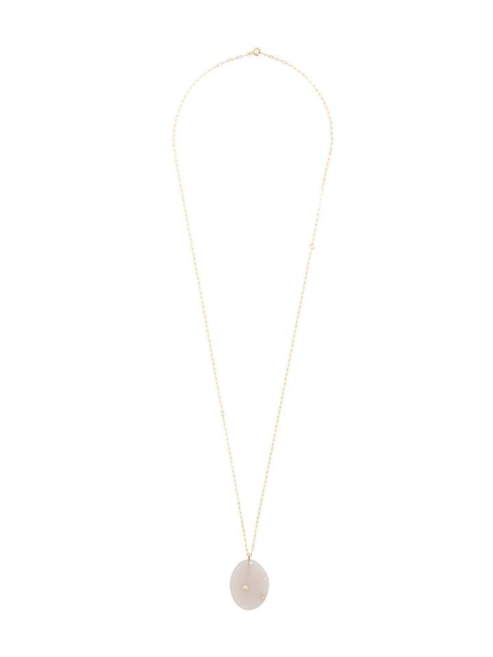 Cvc Stones Glassy Necklace - Grey