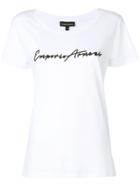 Emporio Armani Script Logo T-shirt - White