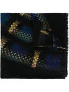 Marcelo Burlon County Of Milan 'colorados' Snake Graphic Scarf