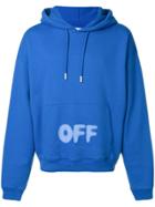 Off-white Logo Hoodie - Blue