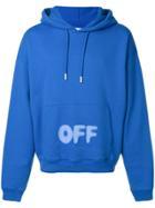 Off-white Logo Hoodie - Blue