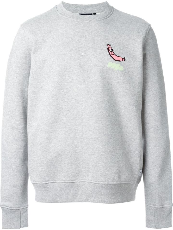Paul Smith Jeans Red Ear Sweatshirt, Men's, Size: Xl, Grey, Cotton