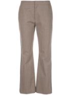 Adeam Stripe Detail Tailored Trousers - Brown