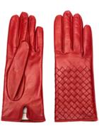 Bottega Veneta Nappa Leather Gloves - Red