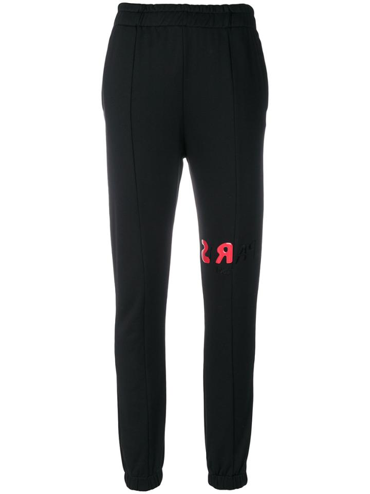 Sonia Rykiel Fitted Track Trousers - Black