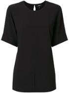 Theory - Oversized T-shirt - Women - Acetate/viscose - L, Black, Acetate/viscose