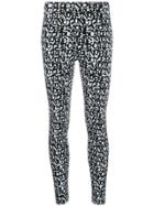 Moncler Grenoble All Over Logo Leggings - Black